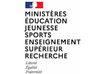 Logo Ministère Education Nationale, Jeunesse et Sports, Enseignement supérieur et Recherche